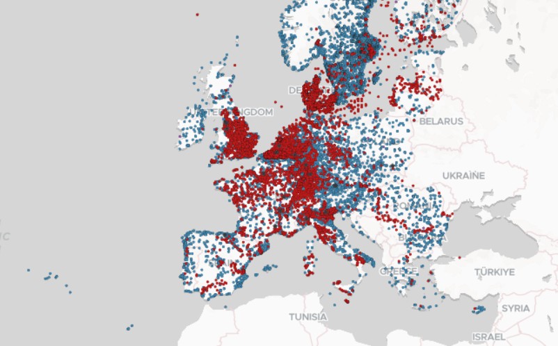 Carte PFAS Europe