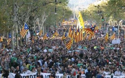 Catalogne Manifestation 22 10 2017